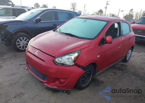 2015 Mitsubishi Mirage De/Rf from USA, damaged, VIN ML32A3HJ1FH033462